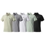 5 men's sports T-shirts, antibacterial, quick drying, breathable, ice sensitive, breathable
